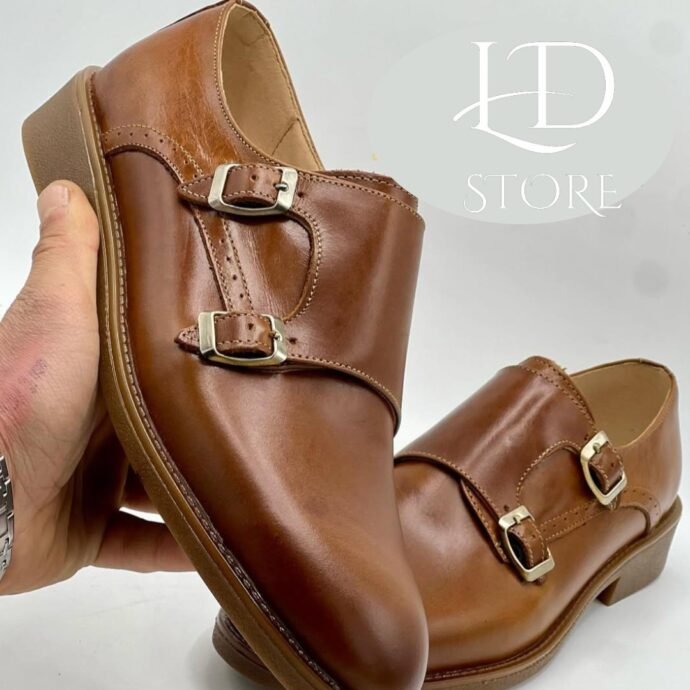 ⁦حذاء كلاسيكي 👞 من الجلد الطبيعي بتصميم ايطالي 🇮🇹⁩ - الصورة ⁦7⁩