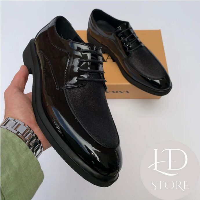 ⁦Chaussure 👞 Classique Brillant ✨... Style Italien 🇮🇹⁩ - الصورة ⁦4⁩