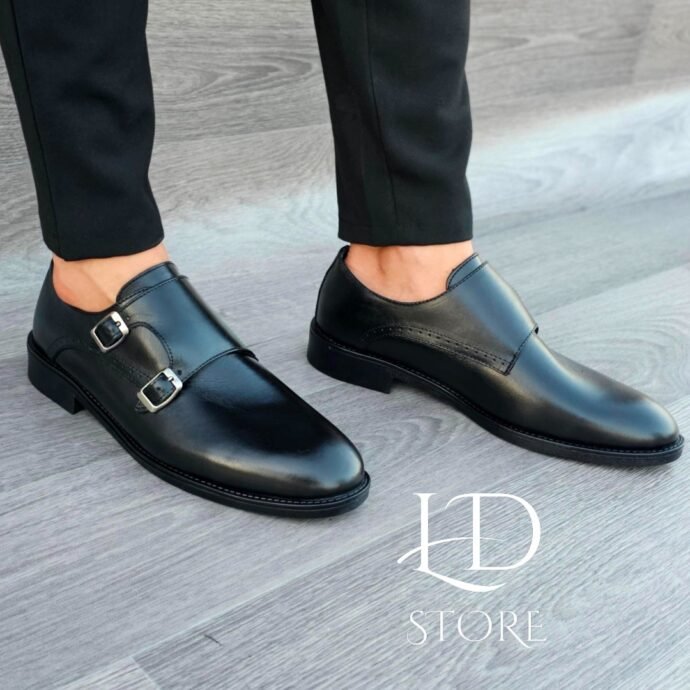 ⁦حذاء كلاسيكي 👞 من الجلد الطبيعي بتصميم ايطالي  Chaussures classiques en cuir véritable  🇮🇹⁩ - الصورة ⁦7⁩