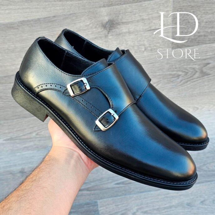 ⁦حذاء كلاسيكي 👞 من الجلد الطبيعي بتصميم ايطالي  Chaussures classiques en cuir véritable  🇮🇹⁩ - الصورة ⁦5⁩