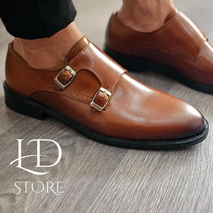 ⁦حذاء كلاسيكي 👞 من الجلد الطبيعي بتصميم ايطالي  Chaussures classiques en cuir véritable  🇮🇹⁩ - الصورة ⁦8⁩