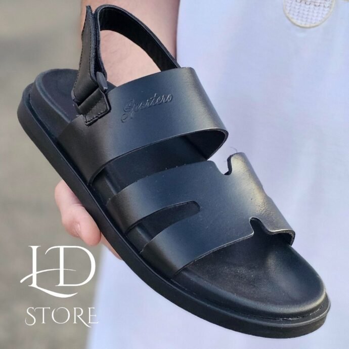 ⁦✨ صندل رجالي Hermes –  ستيل راقي وجودة عالية من الجلد الطبيعي ✨⁩ - الصورة ⁦2⁩