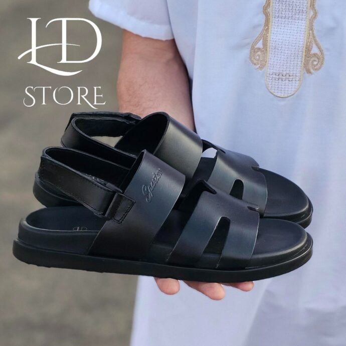 ⁦✨ صندل رجالي Hermes –  ستيل راقي وجودة عالية من الجلد الطبيعي ✨⁩ - الصورة ⁦6⁩