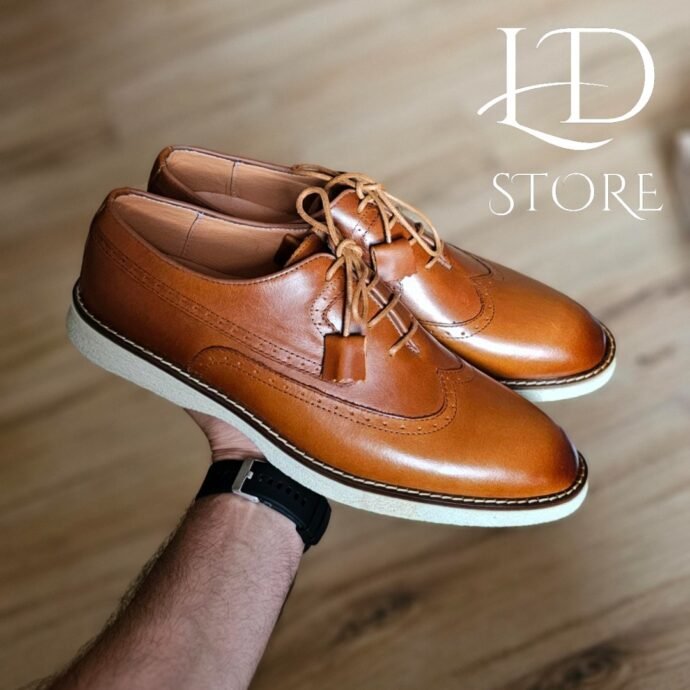 ⁦👞 حذاء كلاسيكي رجالي – راحة وأناقة تمشي معاك وين ما تروح 😍👌⁩ - الصورة ⁦3⁩