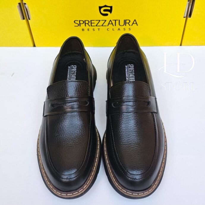 ⁦"فخامة في كل خطوة – موكاسا رجالي من الجلد الطبيعي  SPREZZATURA MOCASSIN CRISPE 👞🔥"⁩ - الصورة ⁦9⁩