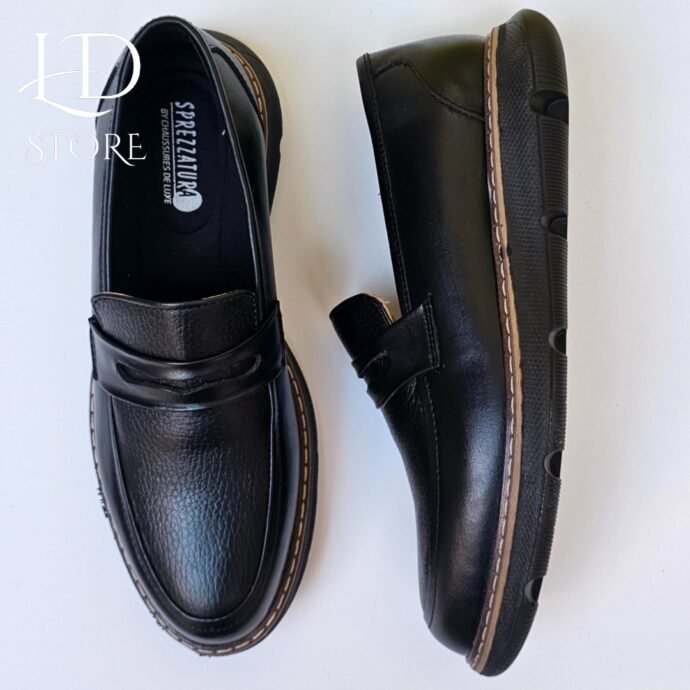 ⁦"فخامة في كل خطوة – موكاسا رجالي من الجلد الطبيعي  SPREZZATURA MOCASSIN CRISPE 👞🔥"⁩ - الصورة ⁦8⁩