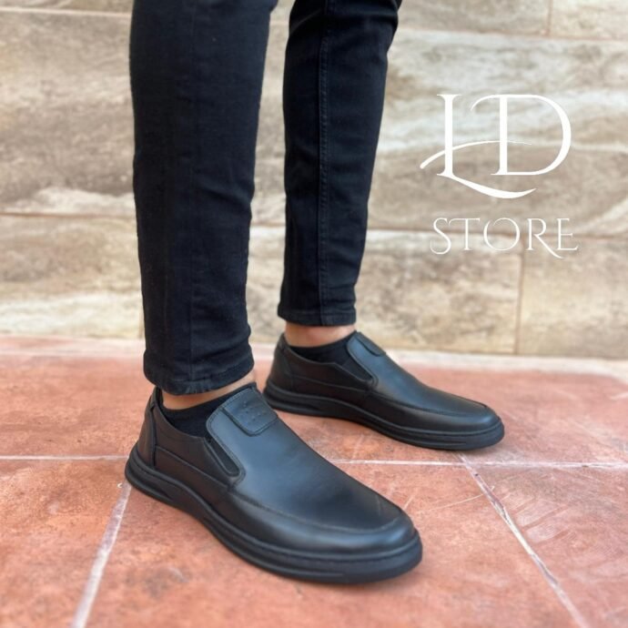⁦" صباط سليب أون (Slip-On) من الجلد الطبيعي ... ستيل كلاس✨ وراحة تدوم "⁩ - الصورة ⁦2⁩
