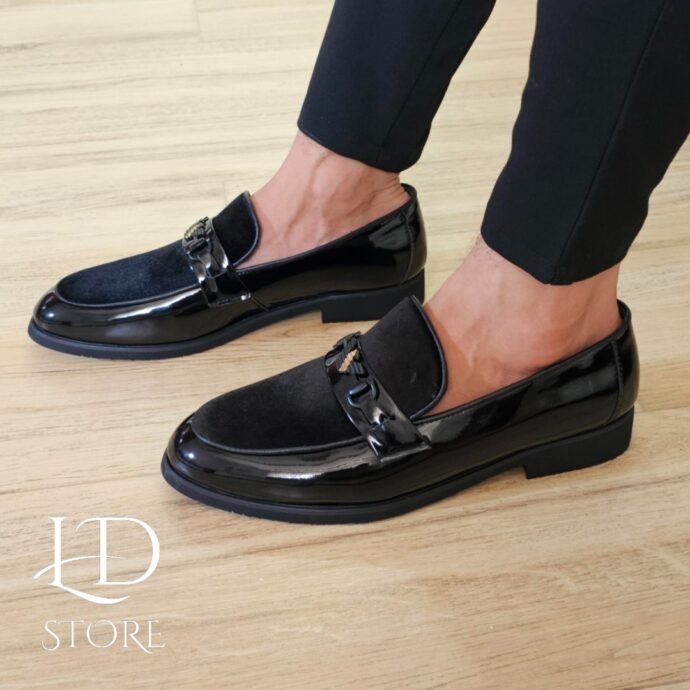 ⁦"حذاء ارماني ARMANI لامع 👞✨ البس وحدك غير بشوية صرف!"⁩ - الصورة ⁦2⁩