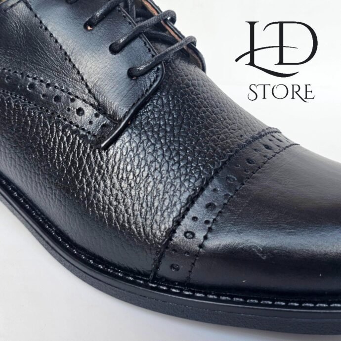 ⁦حذاء كلاسيكي رجالي فاخر من الجلد الطبيعي ✨👞 Chaussures Classiques Crispy en Cuir Véritable⁩ - الصورة ⁦9⁩