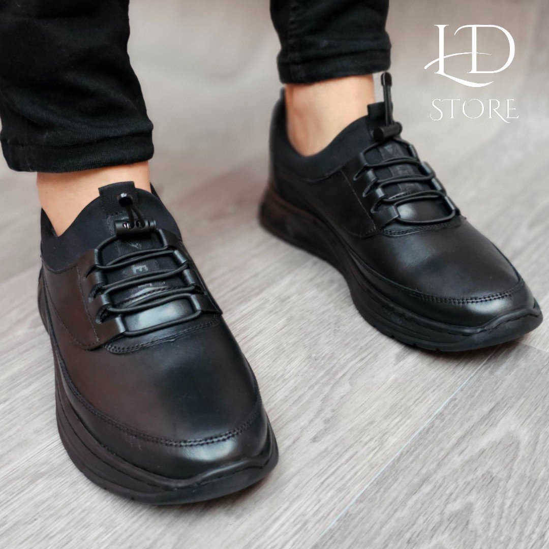 حذاء من الجلد الطبيعي سليب أون (Slip-On) ✨👞 Chaussure en cuire veritable BY VALENTIMOS - الصورة 8