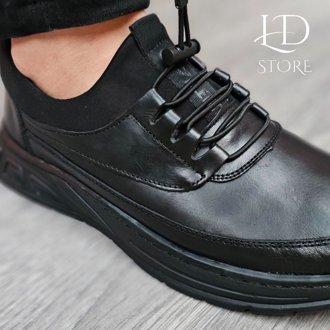 حذاء من الجلد الطبيعي سليب أون (Slip-On) ✨👞 Chaussure en cuire veritable BY VALENTIMOS - الصورة 6