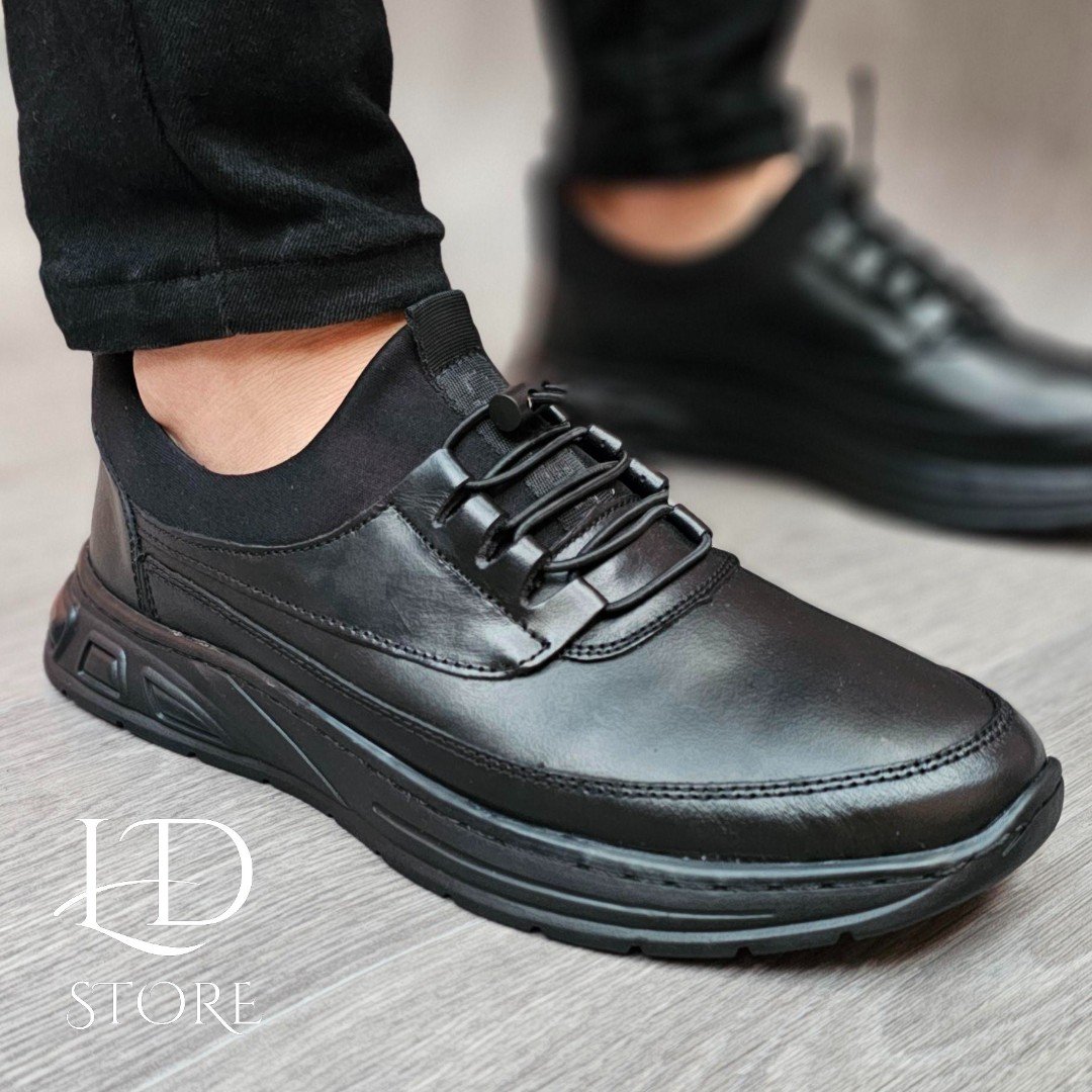 حذاء من الجلد الطبيعي سليب أون (Slip-On) ✨👞 Chaussure en cuire veritable BY VALENTIMOS