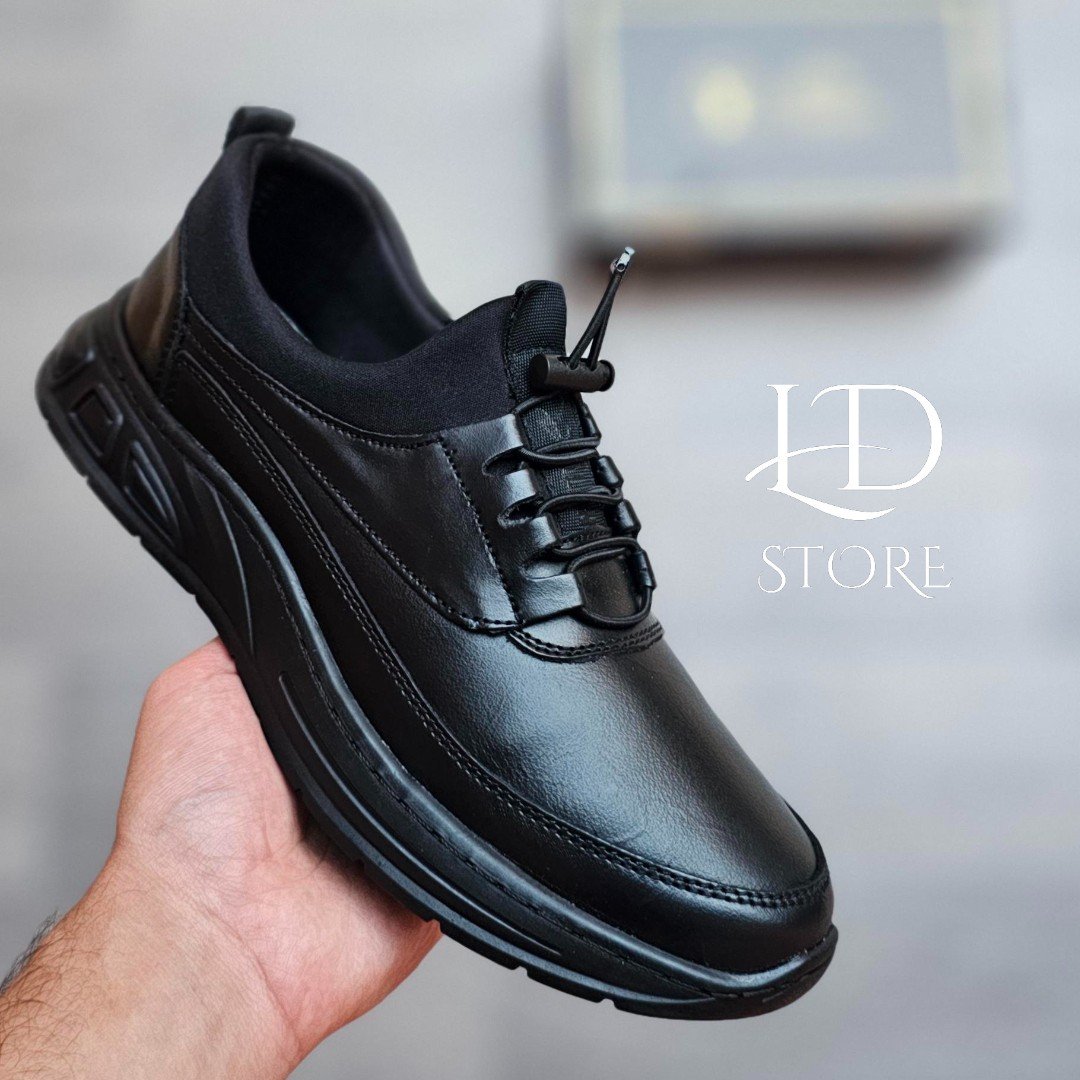 حذاء من الجلد الطبيعي سليب أون (Slip-On) ✨👞 Chaussure en cuire veritable BY VALENTIMOS - الصورة 3