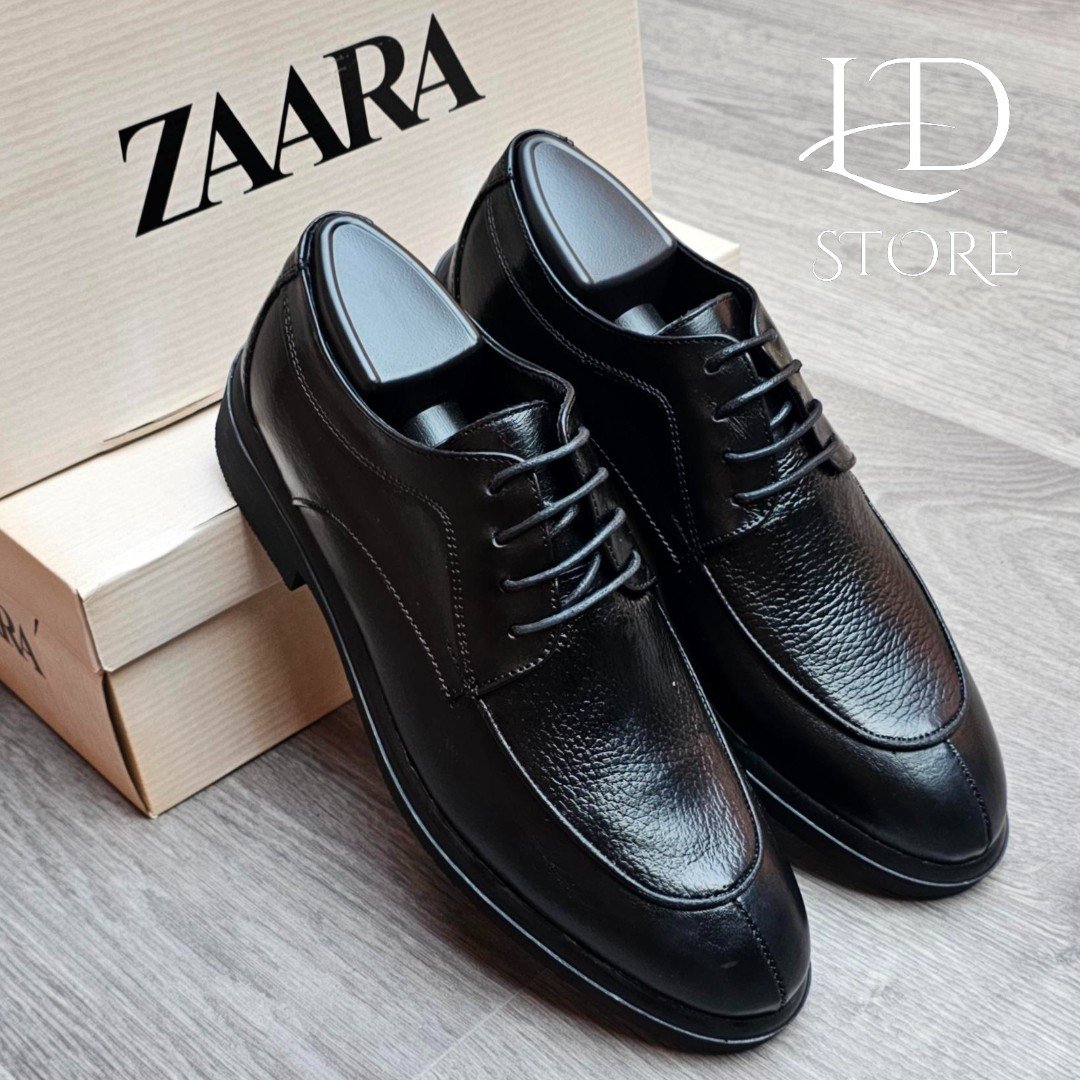 حذاء Derby كلاسيكي خفيف ريشة ☘️ – جلد طبيعي وراحة مضمونة ✨👞 - الصورة 9