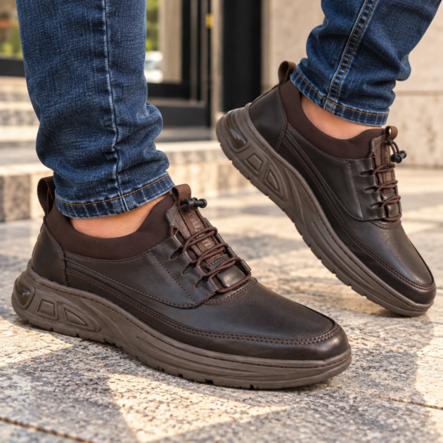 ✨👞 Chaussure En Cuir Veritable REF VAL 96