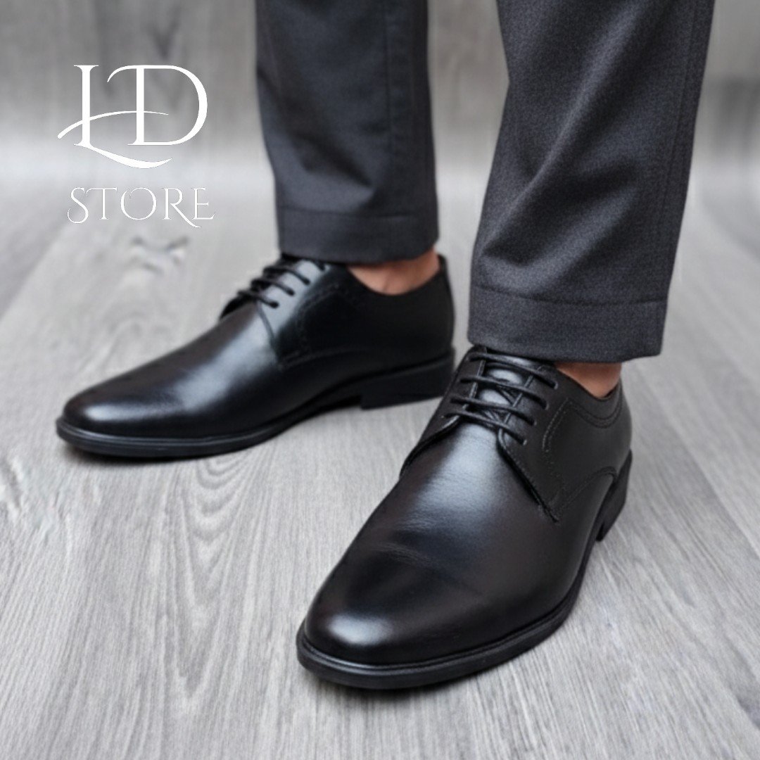 حذاء كلاسيكي داربي – جلد طبيعي ✨👞