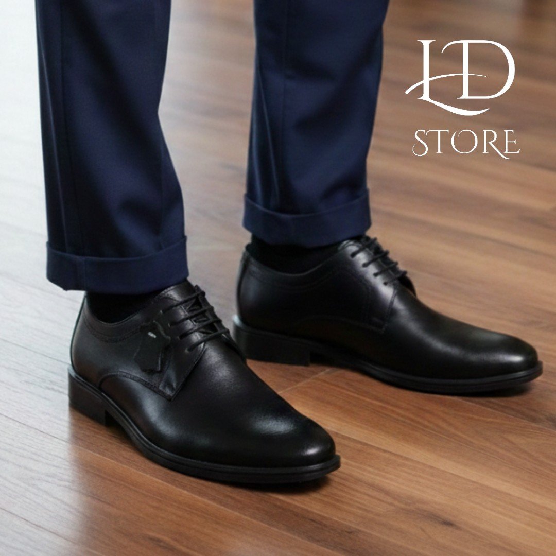 حذاء كلاسيكي داربي – جلد طبيعي ✨👞 - الصورة 4