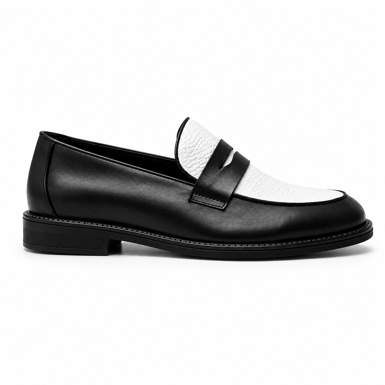 Mocassin Modèle PANDA en Cuir Véritable 100% - الصورة 3