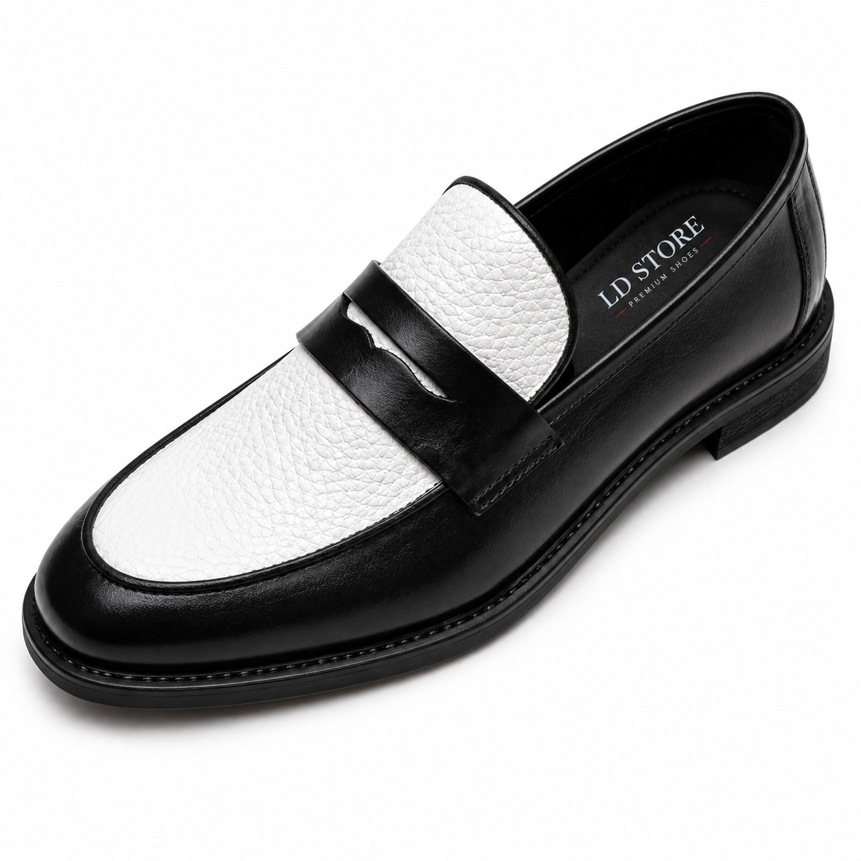 Mocassin Modèle PANDA en Cuir Véritable 100% - الصورة 7
