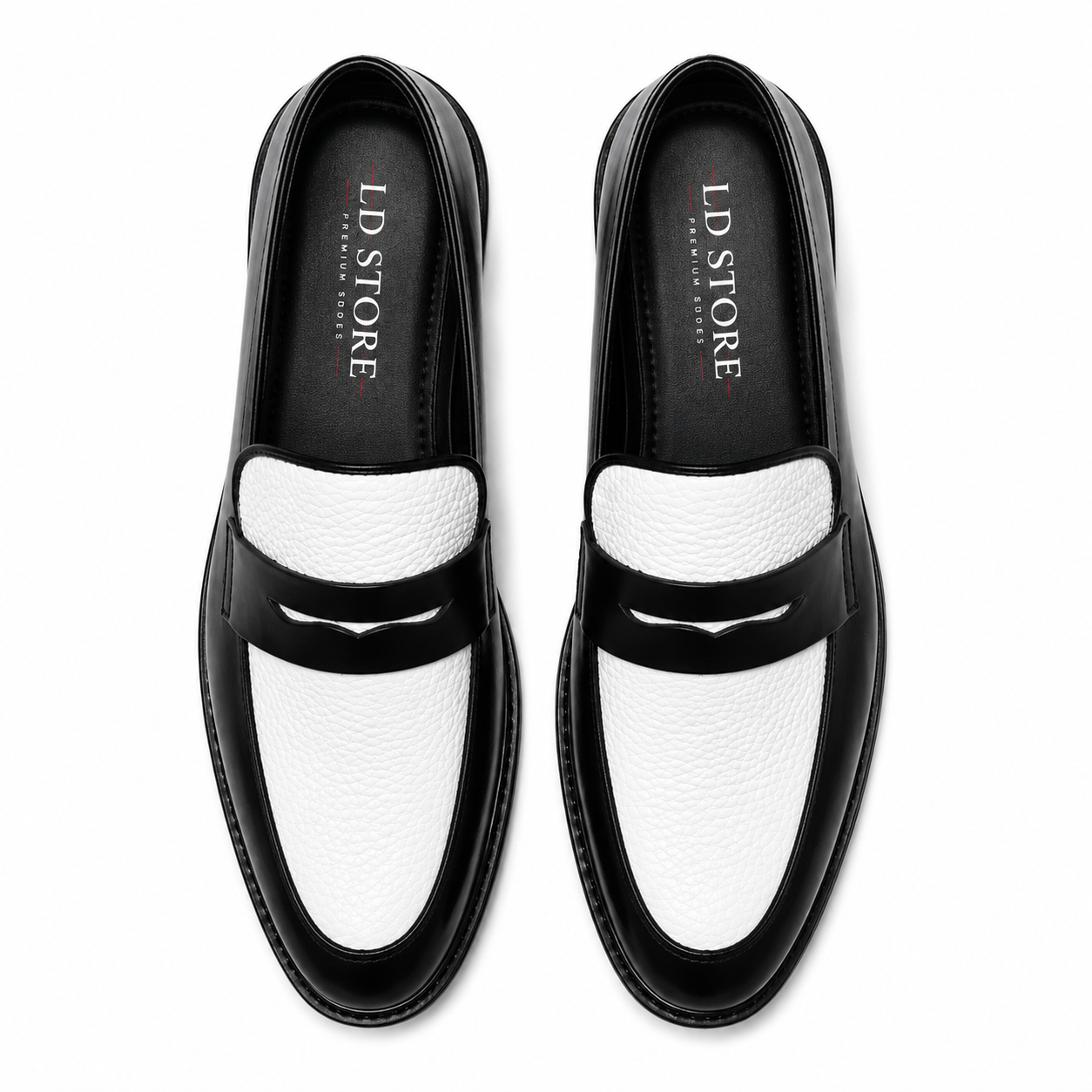 Mocassin Modèle PANDA en Cuir Véritable 100% - الصورة 4