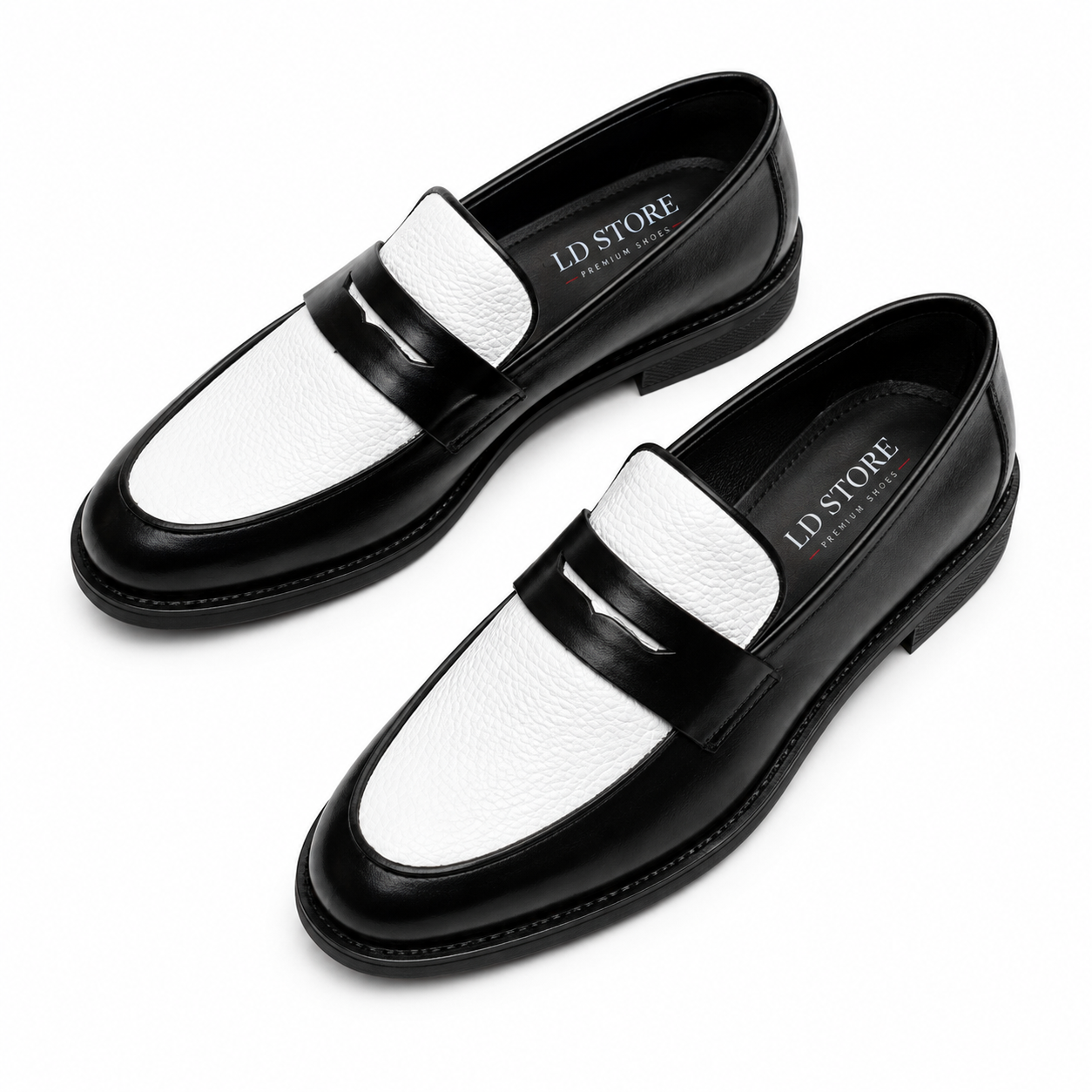 Mocassin Modèle PANDA en Cuir Véritable 100% - الصورة 5