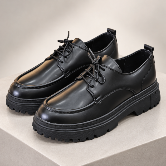 ✨ DERBY SHOES SALVIANO NOIR ✨ Élégance et confort